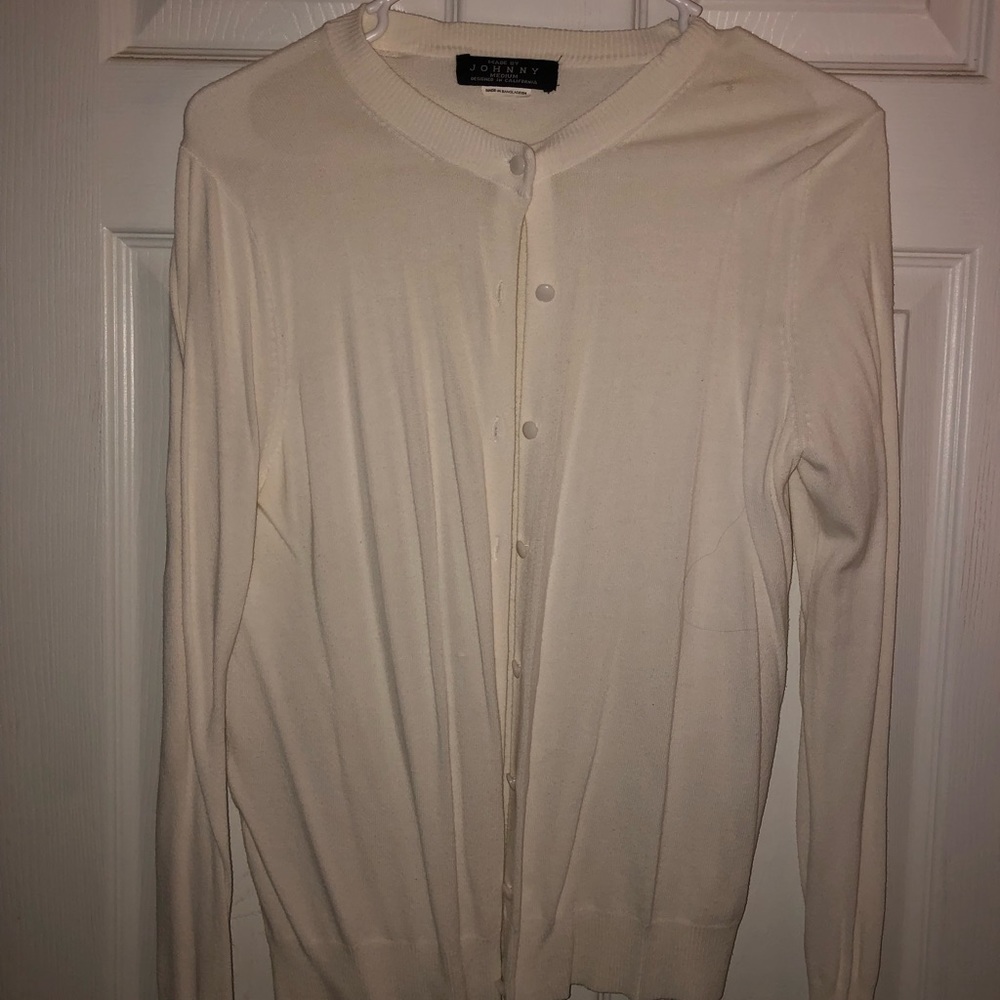 Little white cardigan